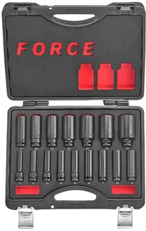 1/2" Krachtdoppenset lang 16 delig 4166D