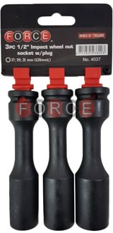 1/2" Krachtdoppenset lang 3-delig 4037