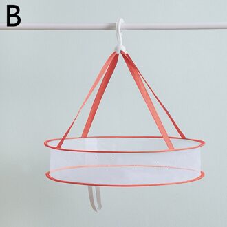 1/2 Laag Vouwen Droogrek Opknoping Wasserij Mesh Manden Winddicht Netten Manden Voor Truien Ondergoed Wassen Levert B