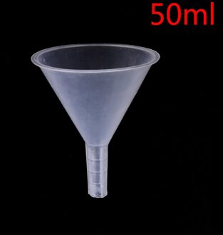 1/2 "Mond Dia Laboratorium Transfer Parfum Mini En Duidelijke Witte Plastic Filter Trechter 50 Ml