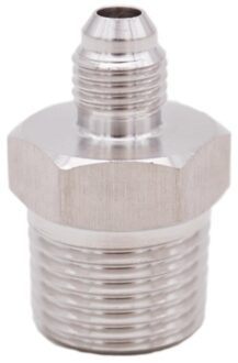 1/2 "Npt x 1/4" MFL Mannelijke Flare Adapter Bier Kegging Fitting 304 Rvs Brewer Hardware