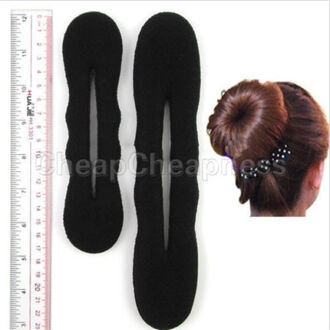 1/2 Pc Hair Styling Magic Sponge Clip Foam Bun Curler Kapsel Twist Maker Tool Braider Accessoires SL