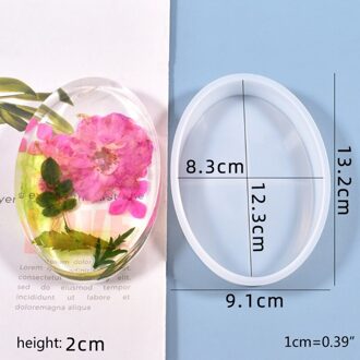 1/2 Pcs Crystal Epoxyhars Mal Zeepkist Tray Casting Siliconen Mal Diy Ambachten Decoratie Sieraden Maken Tool WIT