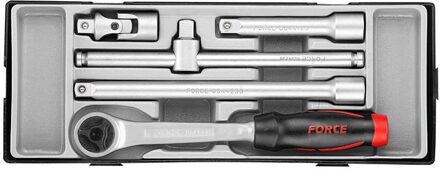 1/2" Ratelset 5delig T4057