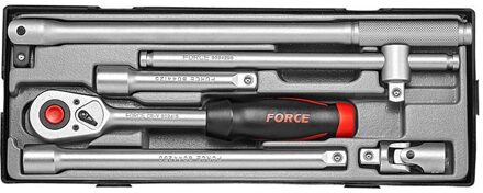 1/2" Ratelset 6 delig T40612