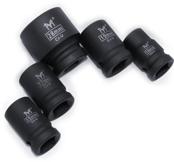 1/2" Short Impact Socket Adopter Air Sockets 6 Point 10 12 13 14 16 17 18 19 21 24 27 30 32mm for Electric Impact Air Pneumatic