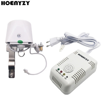 1/2" Smart Household Gas Leak Detector Pipeline Manipulator with Gas Leak Sensor for Automatic Shutoff Valve DN15 Security Alarm