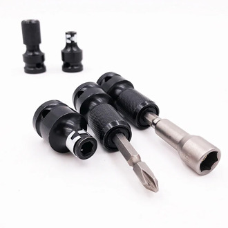 1/2" Square To 1/4" Hex Ratchet Impact Socket Wrench Socket Adapter Spanner Set Drive Converter Impact Tool 50*23*18mm