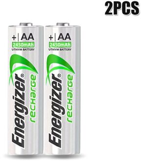 1-2 Stuks Energizer Aa Ni-Mh Oplaadbare Batterij Voor Zaklamp Scheerapparaat Muis Camera Speelgoed 1.2V 2450Mah Nimh vooraf Opgeladen Bateria 2stk