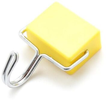 1/2 Stuks Magneet Sleutel Opslag Magnetron Koelkast Zonder Home Houder Decor Trace Houder Muur Opknoping Magneet Sleutel Opslag sto R3C6 1stk geel