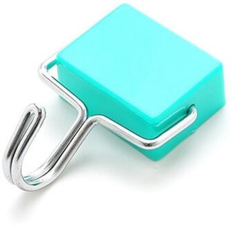 1/2 Stuks Magneet Sleutel Opslag Magnetron Koelkast Zonder Home Houder Decor Trace Houder Muur Opknoping Magneet Sleutel Opslag sto R3C6 2stk blauw