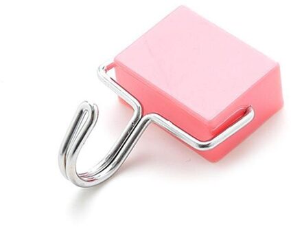1/2 Stuks Magneet Sleutel Opslag Magnetron Koelkast Zonder Home Houder Decor Trace Houder Muur Opknoping Magneet Sleutel Opslag sto R3C6 2stk roze