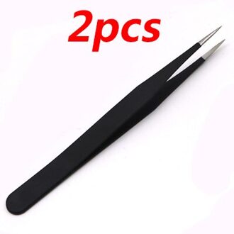 1/2 stuks Rechte Gebogen Nail Nipper Rvs Tweezer Clip Steentjes Kralen Pailletten Nipper Picking Puntjes Manicure Gereedschap stijl 3-2stk