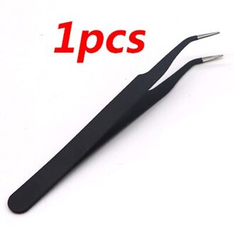 1/2 stuks Rechte Gebogen Nail Nipper Rvs Tweezer Clip Steentjes Kralen Pailletten Nipper Picking Puntjes Manicure Gereedschap stijl 4-1stk