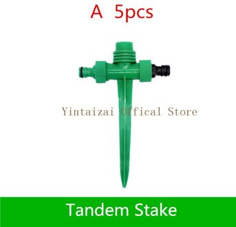 1/2 "Vrouwelijke 3/4" Mannelijke Plastic Tandem Stake Voor Impact Sprinkler Slang Eindgroepen Irrigatie Tuin Watering Sproeier Fittings A 5stk