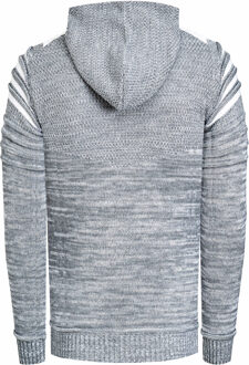 1/2 Zip Chunky Future Hoodie - maat Grijs