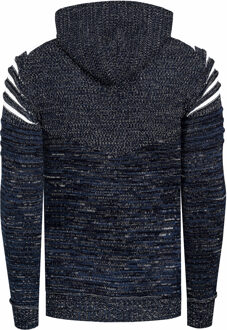 1/2 Zip Chunky Future Hoodie Marineblauw - S