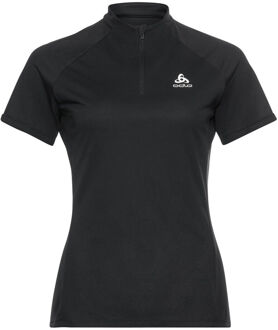 1/2 Zip Essential Shirt Dames Zwart - XL