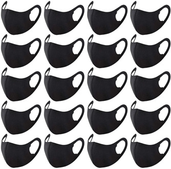 1-20pcs Black Child Protective Mask Ice Silk Cotton Children Kids Protective Protective Masks Mascarilla De Tela Niños Masque