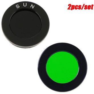1.25 "Astronomie Telescoop Kleur Filter Set Voor Celestron Orion Oculair Accessoire Zwart Groen-Maan Planeet Nebula Diepe sky