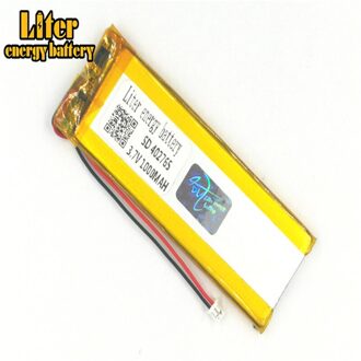 1.25MM 2pin connector 3.7V 402765 1000mah Lithium Polymeer Li Ion Oplaadbare Batterij Duurzaam
