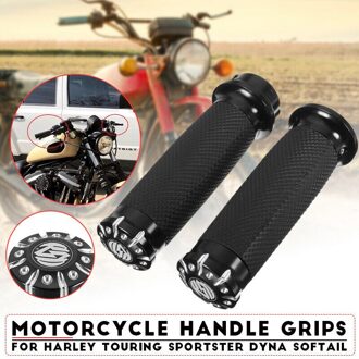 1 "25Mm Motorcycle Cnc Handgreep Stuur Voor Harley Touring Sportster Dyna Softail Een Paar Motorfiets Stuur
