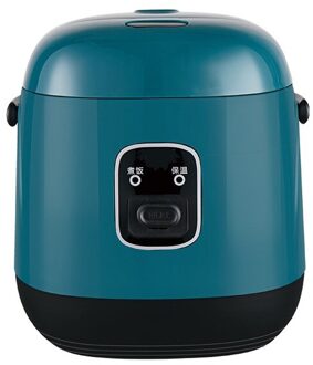 1.2L Mini Elektrische Rijstkoker Intelligente Automatische Huishoudelijke Keuken Fornuis 1-2 Mensen Kleine Smart Apparaten Koken Gereedschap groen