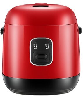 1.2L Mini Elektrische Rijstkoker Intelligente Automatische Huishoudelijke Keuken Fornuis 1-2 Mensen Kleine Smart Apparaten Koken Gereedschap Rood