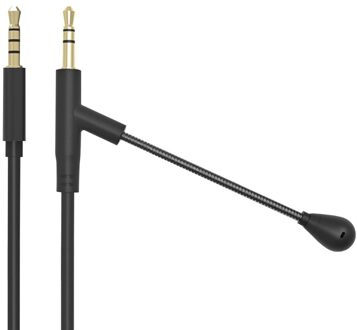 1.2M Boom Microfoon Kabel Microfoon Voor 3.5Mm Hoofdtelefoon Met Condensator Microfoon Voor Telefoon Pc Voor Boompro Gaming Headset v-MODA Bruin