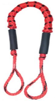 1.2M Elastische Stretch Touw Boot Meertroskabel A8K9 rood (zwart dot)