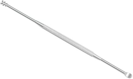 1/2Pc Double-Ended Rvs Spiraal Oor Pick Lepel Oor Wax Verwijderen Draagbare Schoner Oor Tool multifunctionele 1 stk