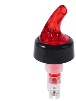 1/2Pcs 20/30Ml Kwantitatieve Wijn Schenker Whiskey Pourers Bar Wijn Cocktail Decanter Bar Gereedschap Staal bal Pourers Bar 2stk rood 20ml