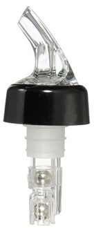 1/2Pcs 20/30Ml Kwantitatieve Wijn Schenker Whiskey Pourers Bar Wijn Cocktail Decanter Bar Gereedschap Staal bal Pourers Bar zwart 30ml