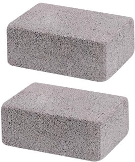 1/2Pcs Bbq Grill Schoonmaken Baksteen Blok Barbecue Schoonmaken Steen Bbq Rekken Vlekken Vet Cleaner Bbq Gereedschap Keuken siert Gadget 2stk