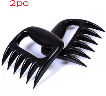 1/2Pcs Bbq Vork Beer Klauwen Vlees Vorken Food Grade Manual Pull Vlees Versnipperen Varkensvlees Klem Roosteren Vork klem Roosteren Vork Bbq Gereedschap 2stk