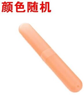 1/2Pcs Draagbare Stofdicht Tandenborstel Case Box Reizen Wandelen Tandenborstel Container Tandenborstel Beschermen Organizer 1stk willekeurig kleur