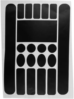 1/2Pcs Fietsketting Bescherming Sticker Mtb Bike Non-Kras Anti-Wrijven Frame Protector Film Non-Kras Sticker Frame Veiligheid Tape zwart