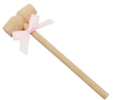 1/2Pcs Mini Houten Hamer Voor Cake Kloppen Bakken Decoratie Handgemaakte Diy Speelgoed Mallet Gebruikt Te Breken Cake 1stk