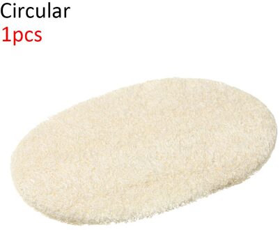 1/2Pcs Natuurlijke Loofah Afwas Doek Pot Kom Borstel Dubbelzijdige Reiniging Microvezel Keuken Decontaminatie Spons levert circulaire 1stk