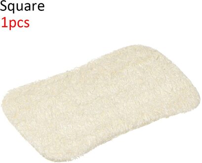 1/2Pcs Natuurlijke Loofah Afwas Doek Pot Kom Borstel Dubbelzijdige Reiniging Microvezel Keuken Decontaminatie Spons levert plein 1stk