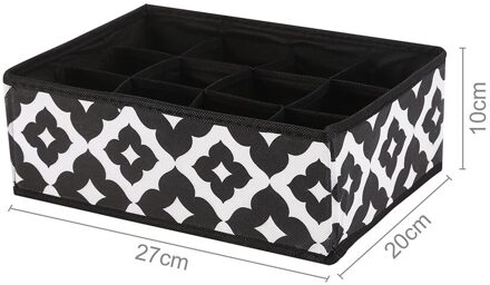 1/2Pcs Opvouwbare Opbergdoos Ondergoed Organizer Kledingkast Divider Lade Kast Bra Sokken Stropdassen Slaapkamer Ruimtebesparend multigrid 12 grids