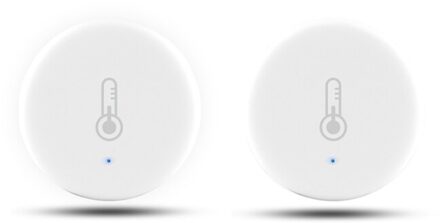1/2Pcs Tuya Zigbee Smart Temperatuur En Vochtigheid Sensor Tuya/Smart Leven App Batterij Aangedreven Zigbee Smart home Security 2stk