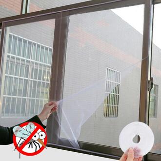 1.3*1.5M Wit Kleur Window Screen Mesh Netto Insect Fly Bug Mosquito Moth Deur Netting Mosquito Screen Home textiel