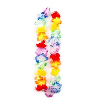 1/3/5/10 Pcs Hawaiian Leis Guirlande Kunstmatige Ketting Hawaii Bloemen Leis Feestartikelen Beach Fun Krans Diy Decoratie 1stk