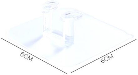 1 /3 /5 /10 Pcs Transparant Plastic Naadloze Plug Haak Kleverige Haak Muur Gemonteerde Haak Power plug Socket Houder Muur Gemonteerde Haak 10stk