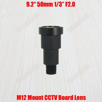 1/3 "50mm VGA Resolutie M12 Mount CCTV Lens F2.0 Lange Brandpuntsafstand Vaste Iris MTV Interface voor Analoge video Security Camera Default lens