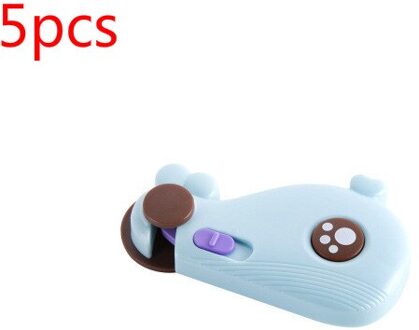 1/3/5Pcs Blauw/Wit Multifunctionele Kind Baby Veiligheid Lock Kast Kastdeur Lade veiligheid Sloten Kinderen Veiligheid Protector blauw 5stk