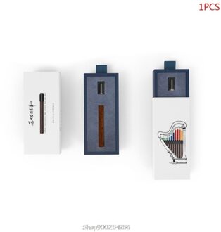 1/3/5Pcs Houten Pen Extender Houder Schetsen Tekening Potlood Verlenger Schoolbenodigdheden N11 20 1 stk