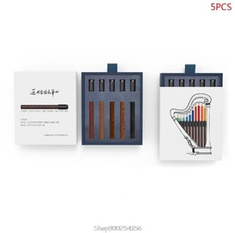 1/3/5Pcs Houten Pen Extender Houder Schetsen Tekening Potlood Verlenger Schoolbenodigdheden N11 20 5 stk