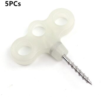 1/3/5Pcs Nachtzicht Tent Nail Pinnen Schroef Spike Haak Touw Gesp Reizen Grond Pin Outdoor apparatuur Wandelen Camping Accessoires 5stk